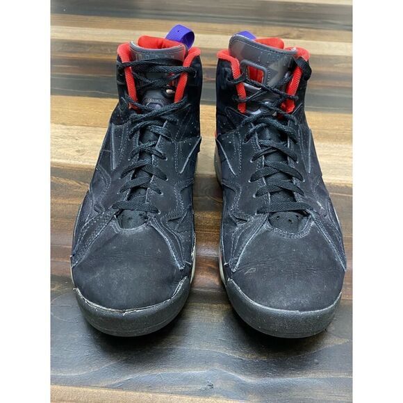 Nike Air Jordan MVP 678 Raptors Basketball High Sneakers Black Men's Size 11.5 - Picture 5 of 10